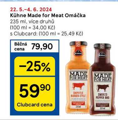 Kühne Made for Meat Omáčka 235 ml, více druhů 