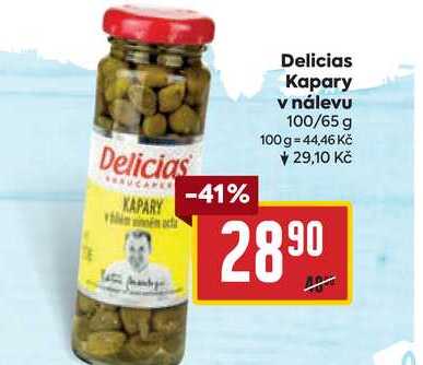Delicias Kapary v nálevu 100/65 g