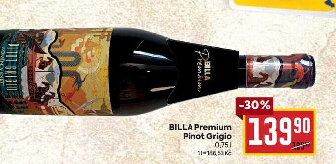 BILLA Premium Pinot Grigio 0,75l