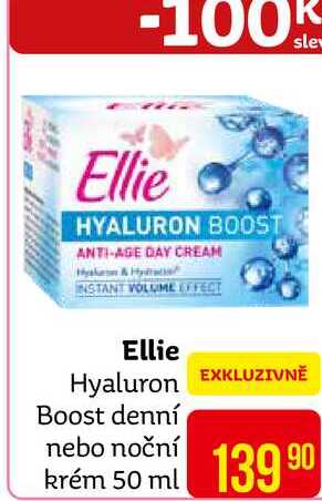 Ellie Hyaluron Boost denní nebo noční krém 50 ml 