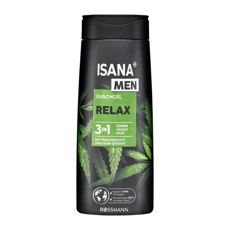 ISANA Men Sprchový gel pro muže 3v1 Relax, 300 ml