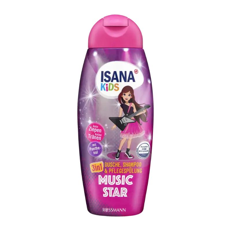 ISANA Kids Mycí gel Music Star 3v1, 300 ml