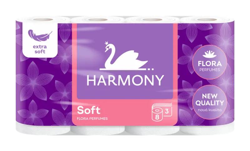 Harmony Toaletní papír Soft Flora Perfumes 3vrstvý, různé druhy, 8 ks