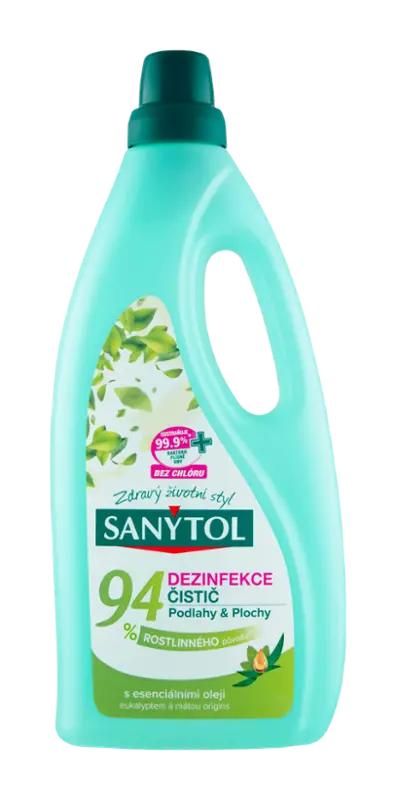 Sanytol Dezinfekční čistič 94% rostlinného původu, 1 l