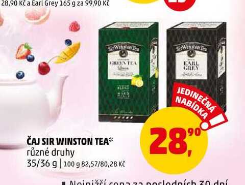 ČAJ SIR WINSTON TEA, 35/36 g 