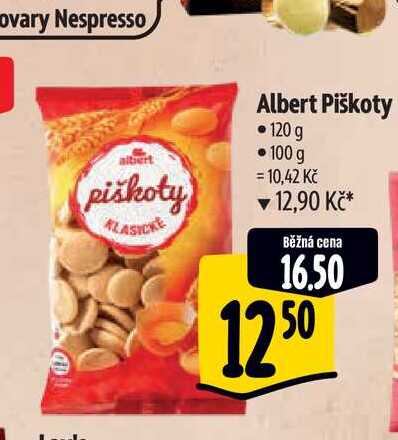   Albert Piškoty •120 g  