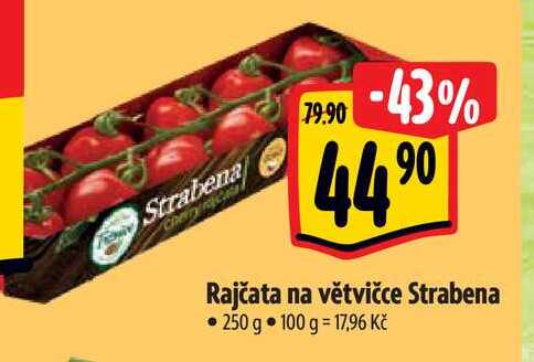  Rajčata na větvičce Strabena 250 g 