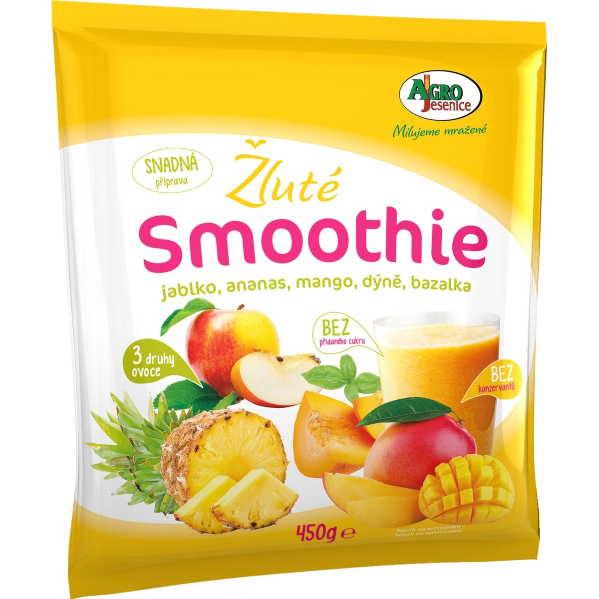 Agro Jesenice Smoothie žluté