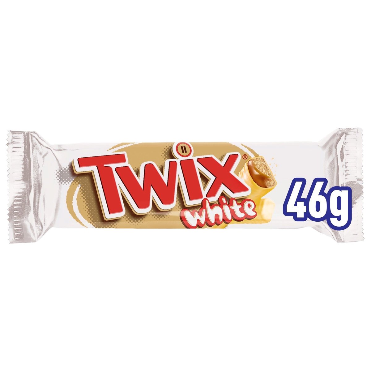 Twix White sušenka s karamelem v bílé čokoládě