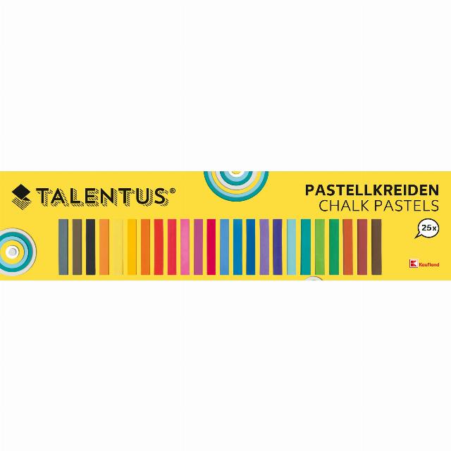 TALENTUS Pastelové křídy 25 kusů v balení