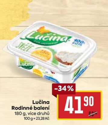 Lučina Rodinné balení 180 g