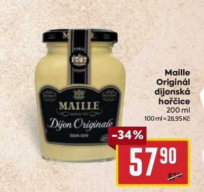 Maille Originál dijonská hořčice 200 ml 
