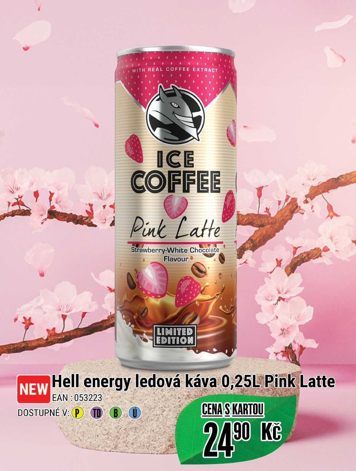 Hell energy ledová káva 0,25L Pink Latte  