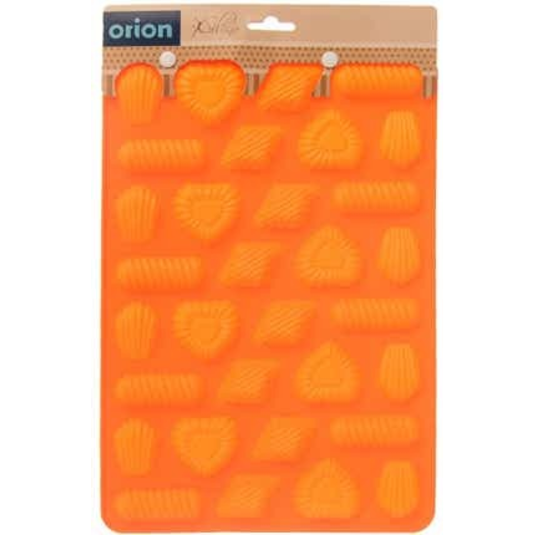 ORION Forma silikon Pracny mix tvarů oranžová