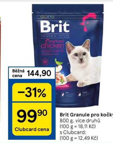 Brit Granule pro kočky 800 g, více druhů