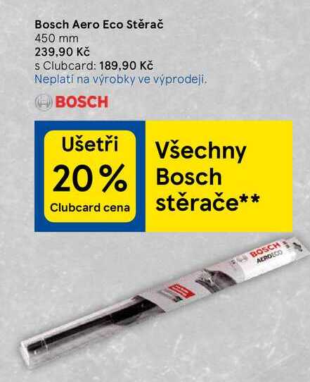 Bosch Aero Eco Stěrač, 450 mm 