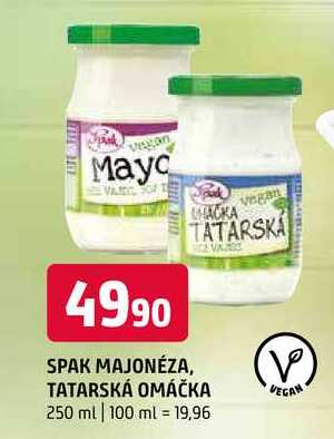 Spak Tatarská majonéza omáčka 250ml