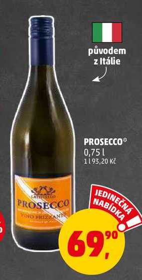 PROSECCO, 0,75 l