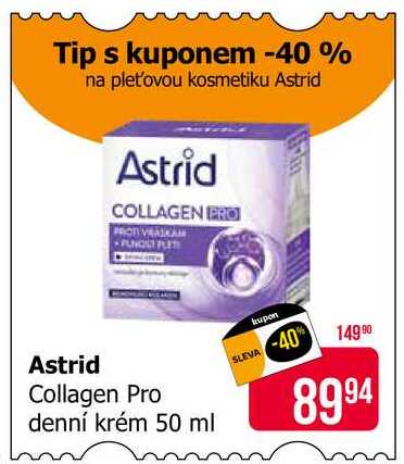 Astrid Collagen Pro denní krém 50 ml 