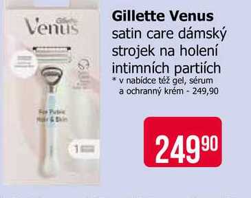 Venus Gillette Venus satin care dámský strojek na holení intimních partiích 
