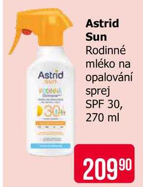 Astrid Sun Rodinné mléko na opalování sprej SPF 30, 270 ml 