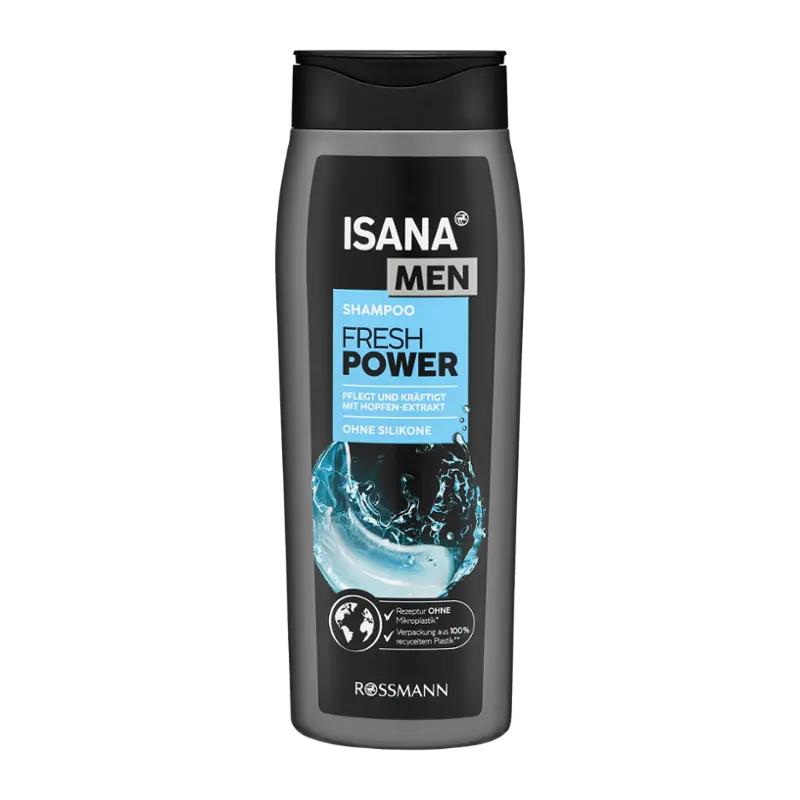 ISANA Men Šampon Fresh Power, 300 ml