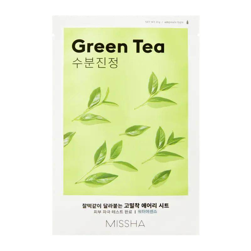 Missha Pleťová maska Green Tea, 19 g