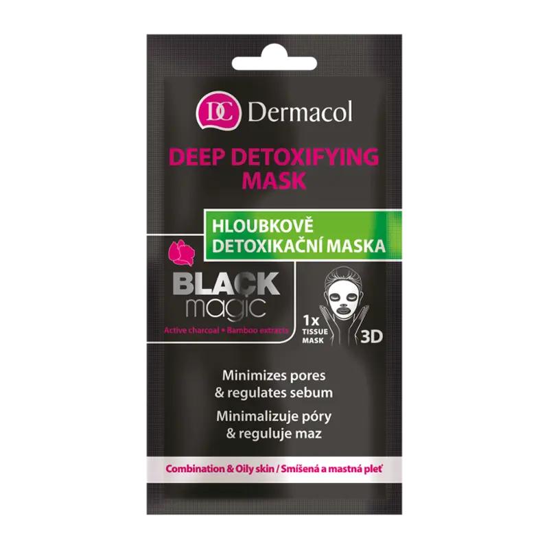 Dermacol Textilní maska Black Magic, 15 ml