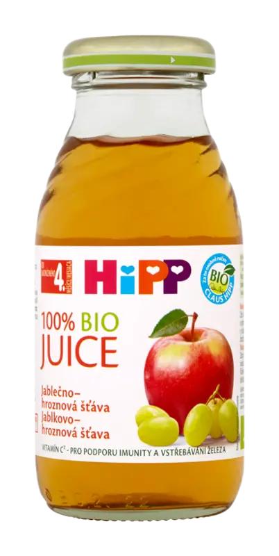 HiPP BIO jablečno-hroznová šťáva, 200 ml