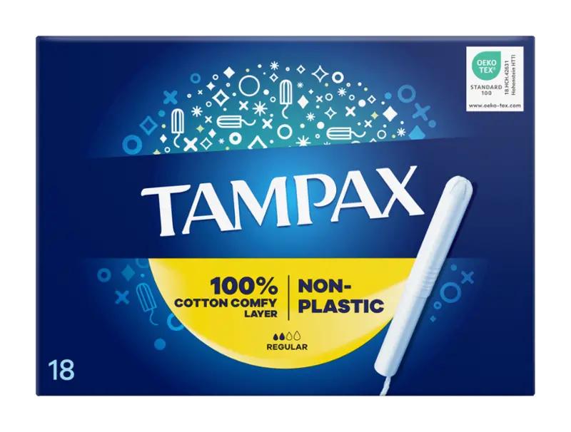 Tampax Tampony s aplikátorem Regular, 18 ks
