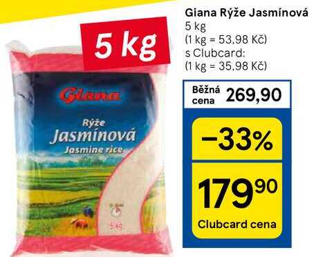 Giana Rýže Jasmínová, 5 kg 