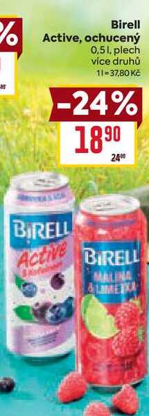 Birell Active, ochucený 0,51, plech