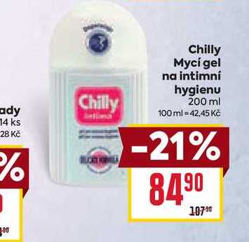 Chilly Mycí gel na intimní hygienu 200 ml