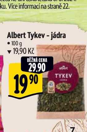  Albert Tykev - jádra  100 g  