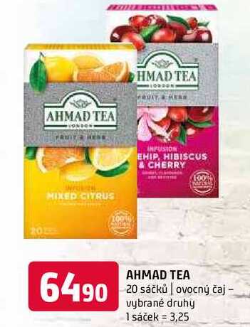 Ahmad Tea čaj vybrané druhy