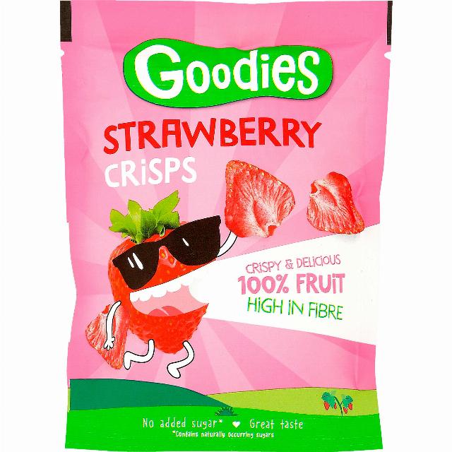 Goodies jahodové plátky