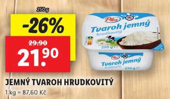 JEMNÝ TVAROH HRUDKOVITÝ, 250 g