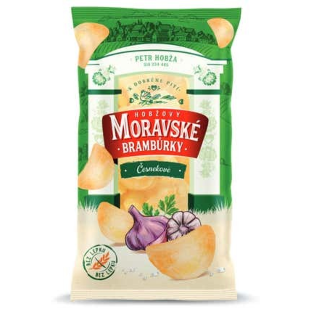 Moravské brambůrky Česnekové