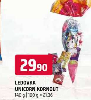 Ledovka unicorn kornout 140 g