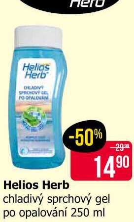 Helios Herb chladivý sprchový gel po opalování 250 ml 