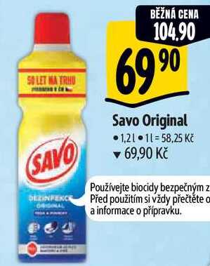 Savo Original, 1,2 l