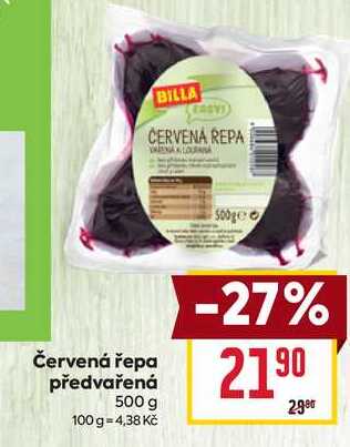 Červená řepa předvařená 500 g