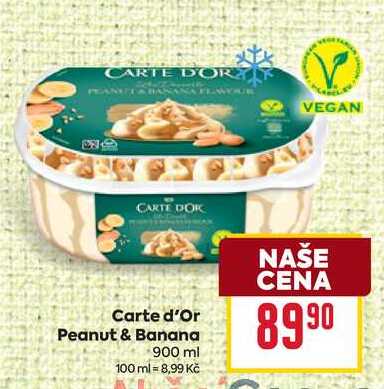 Carte d'Or Peanut & Banana 900 ml