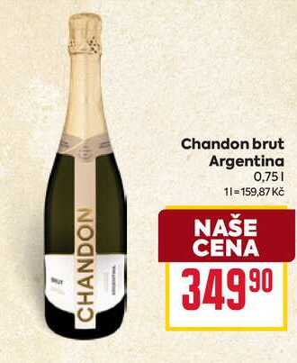 Chandon brut Argentina 0,75l