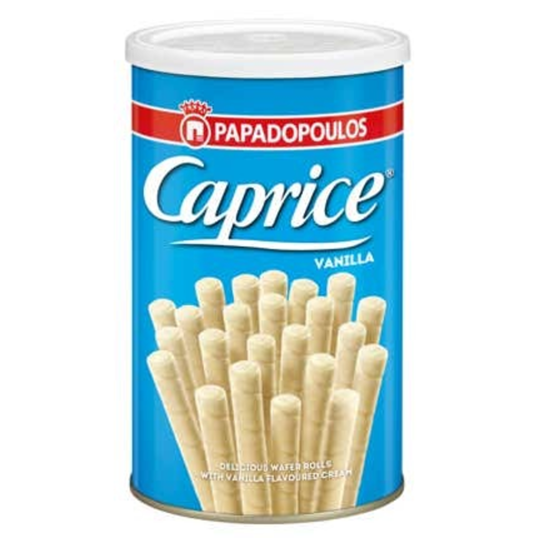 Caprice Vanilla plněné trubičky