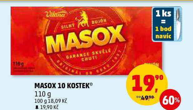 MASOX 10 KOSTEK, 110 g 
