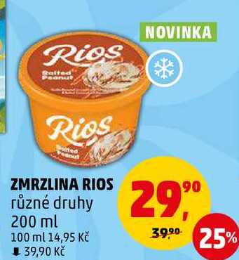 ZMRZLINA RIOS různé druhy, 200 ml