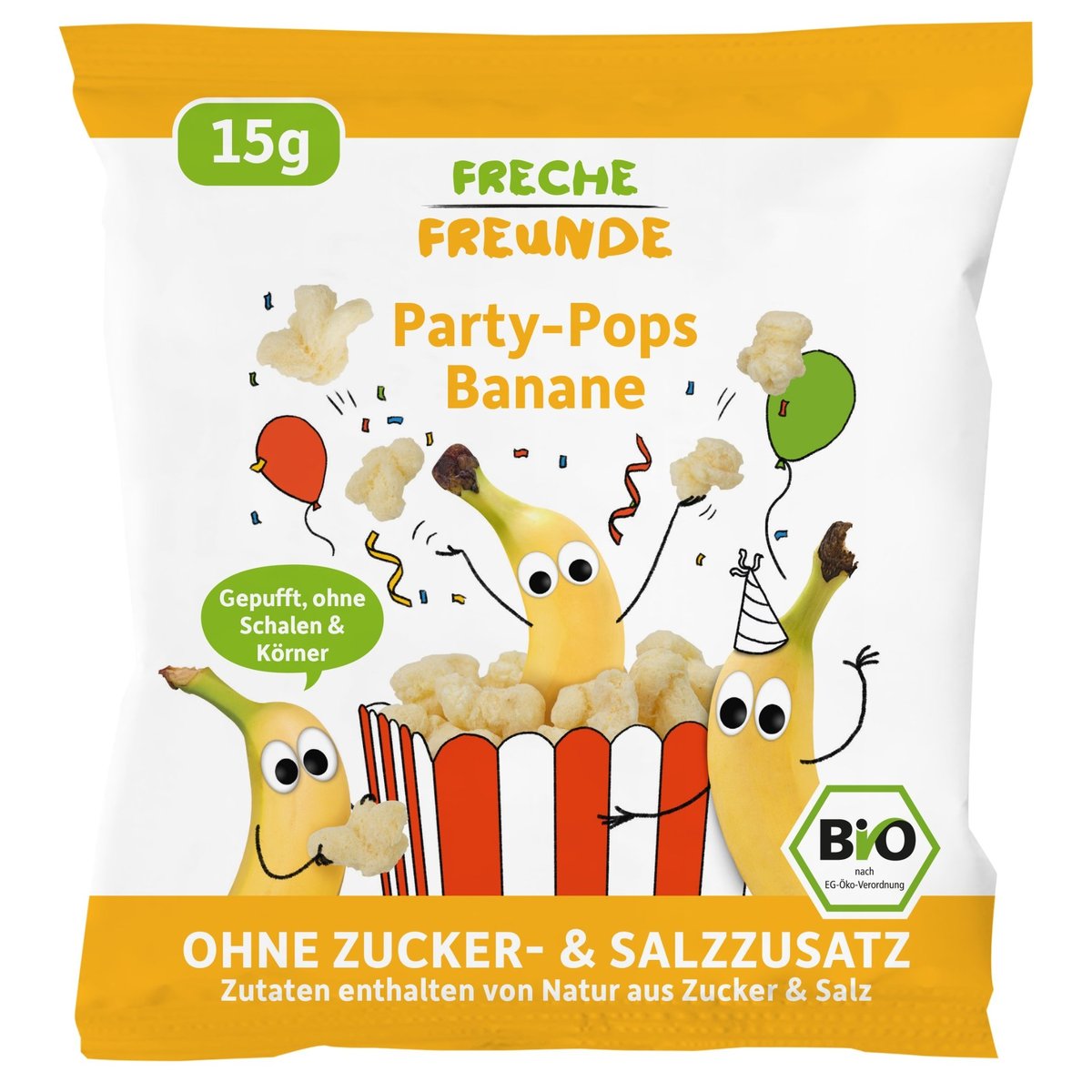 Freche Freunde BIO Banánový popcorn