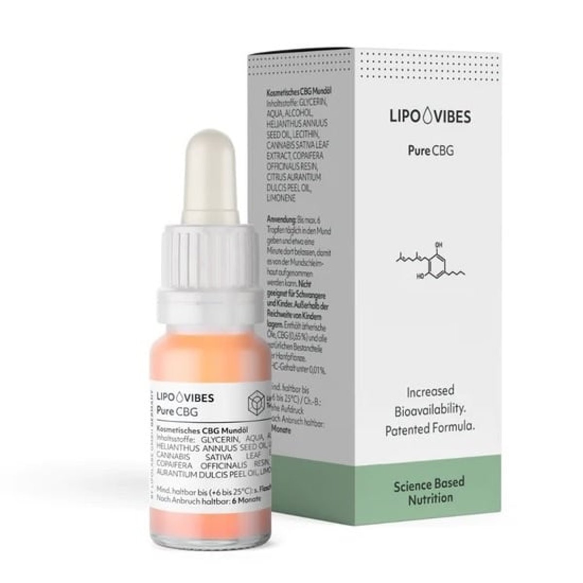 Lipovibes Pure CBG 10ml