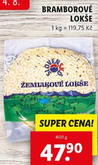 BRAMBOROVÉ LOKŠE, 400 g